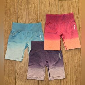 Gymshark | Ombré Seamless Biker Short bundle